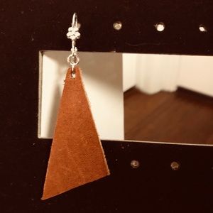 Leather earrings